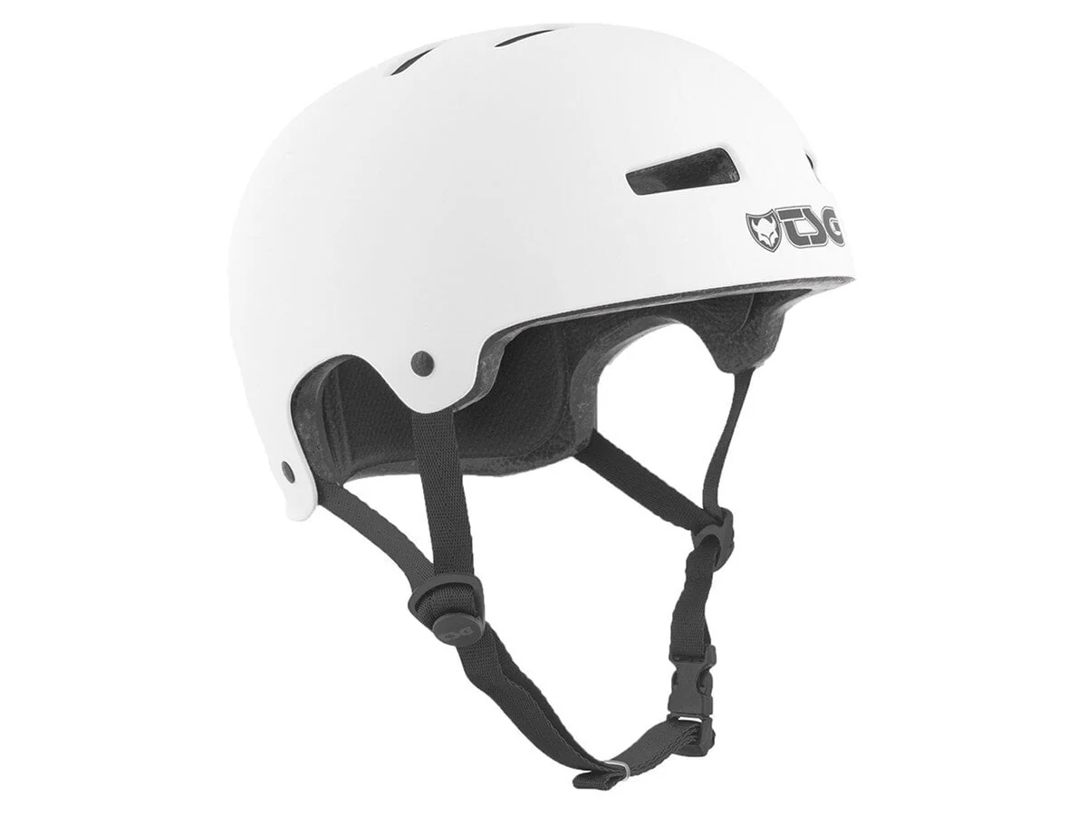 Casco Evolution Solid Satin White TSG Helmet