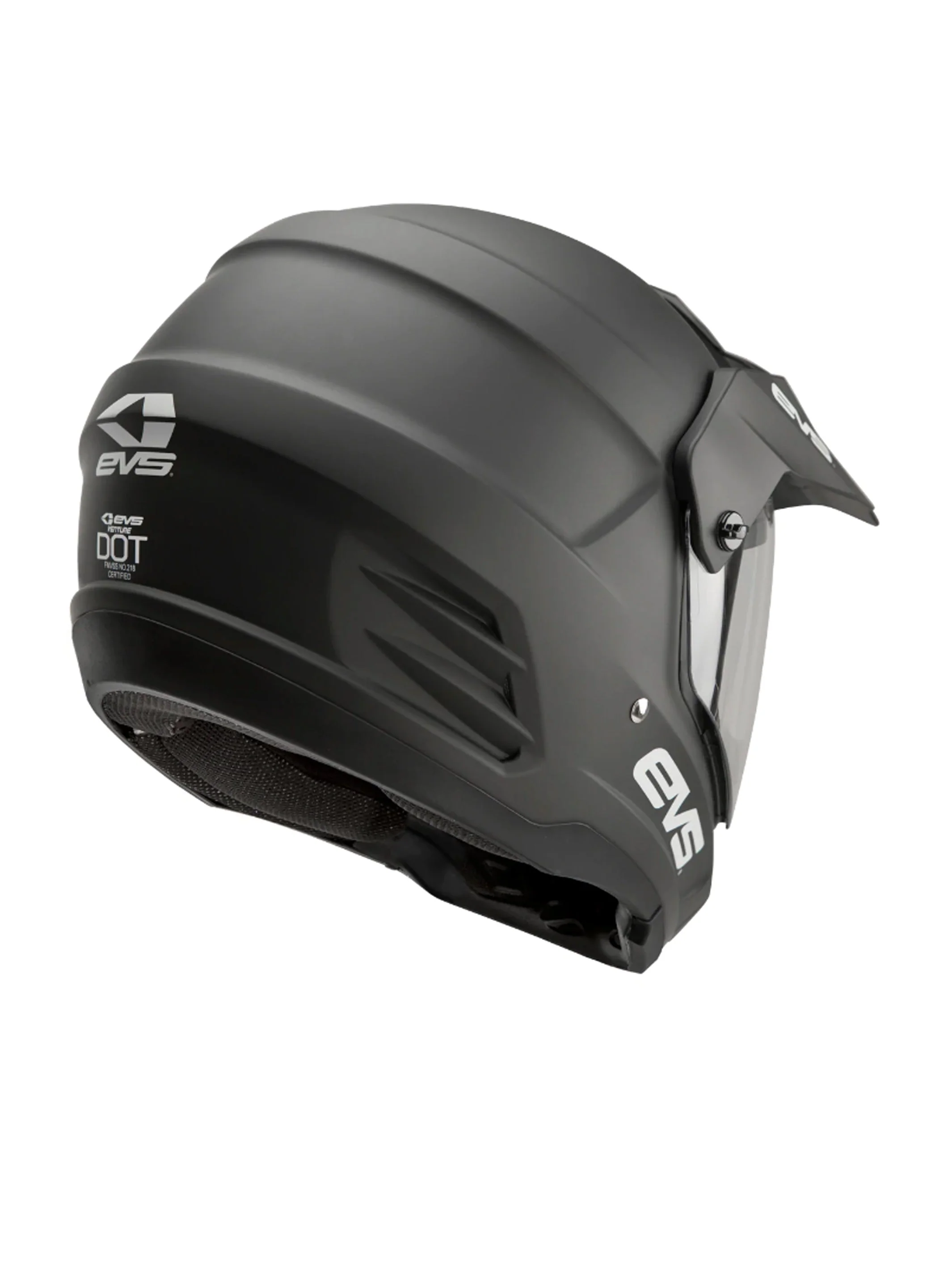 Casco EVS dual sport negro - Image 2