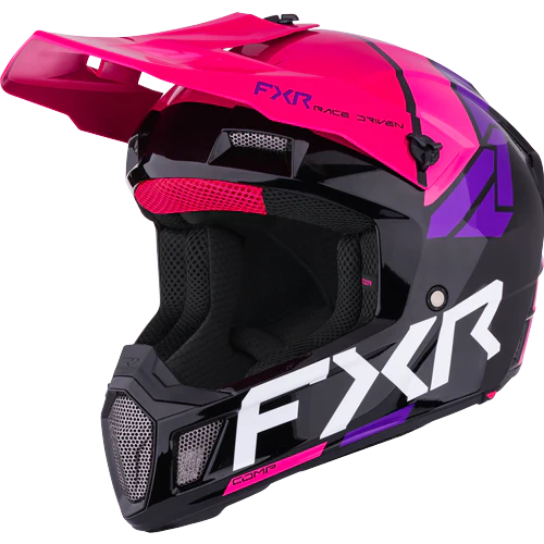 Casco Fxr Clutch Comp Mx Black/Razz