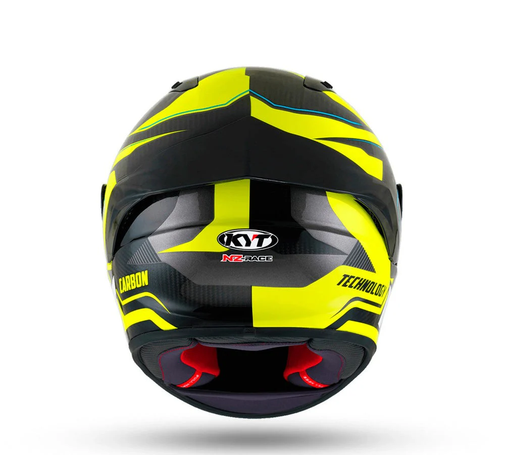 Casco integral de carrera modelo NZ-Race Carbon Competition Yellow | KYT Helmets - Image 3