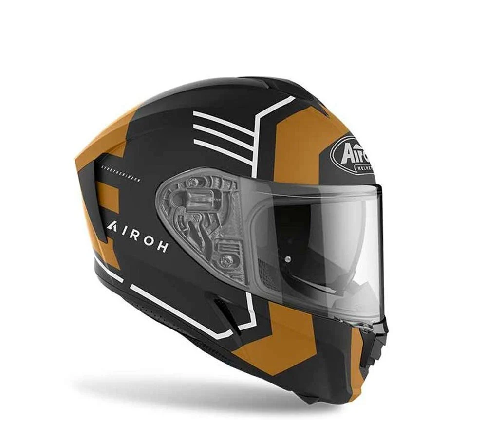 Casco integral para calle modelo Spark Thrill Gold Matt | Airoh