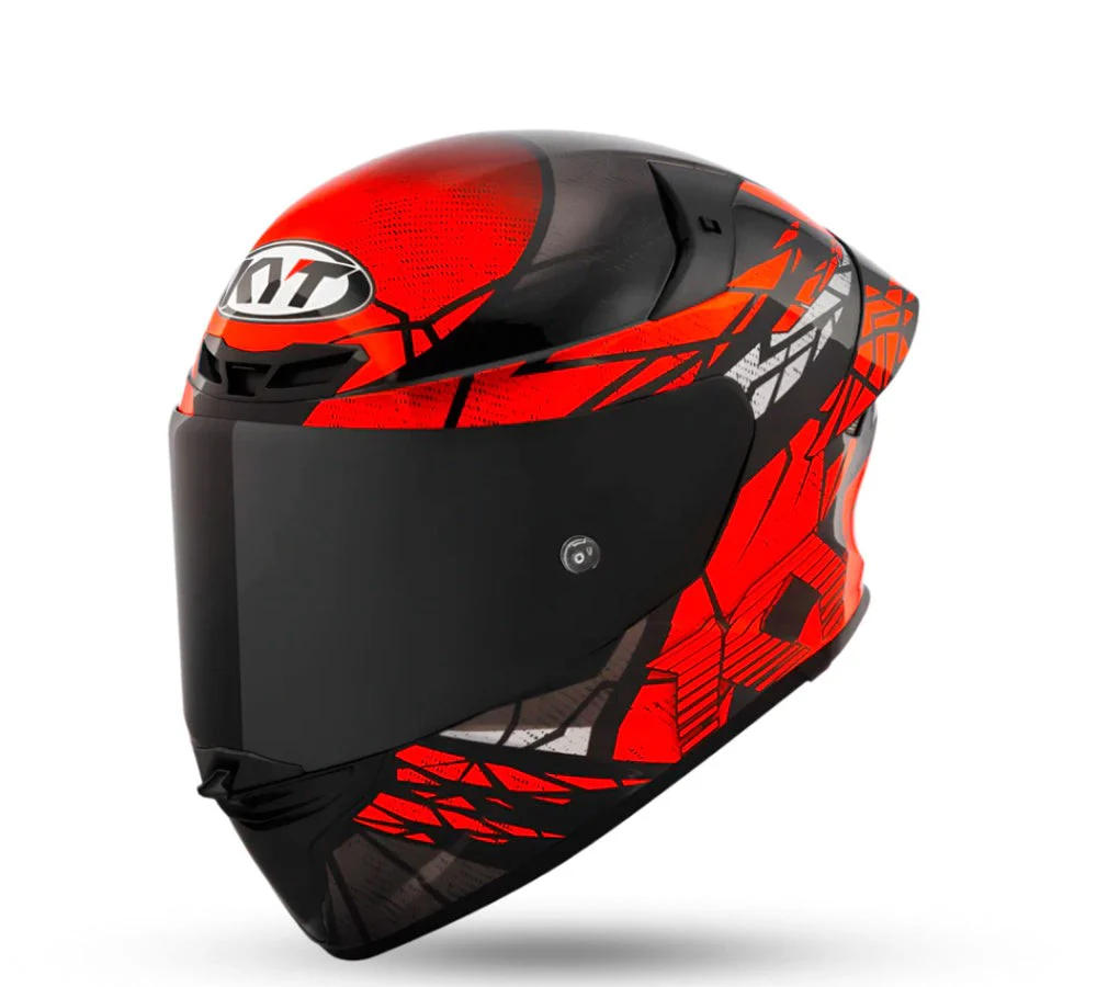 Casco integral para calle modelo TT-Revo Combustion Red Matt | KYT Helmets