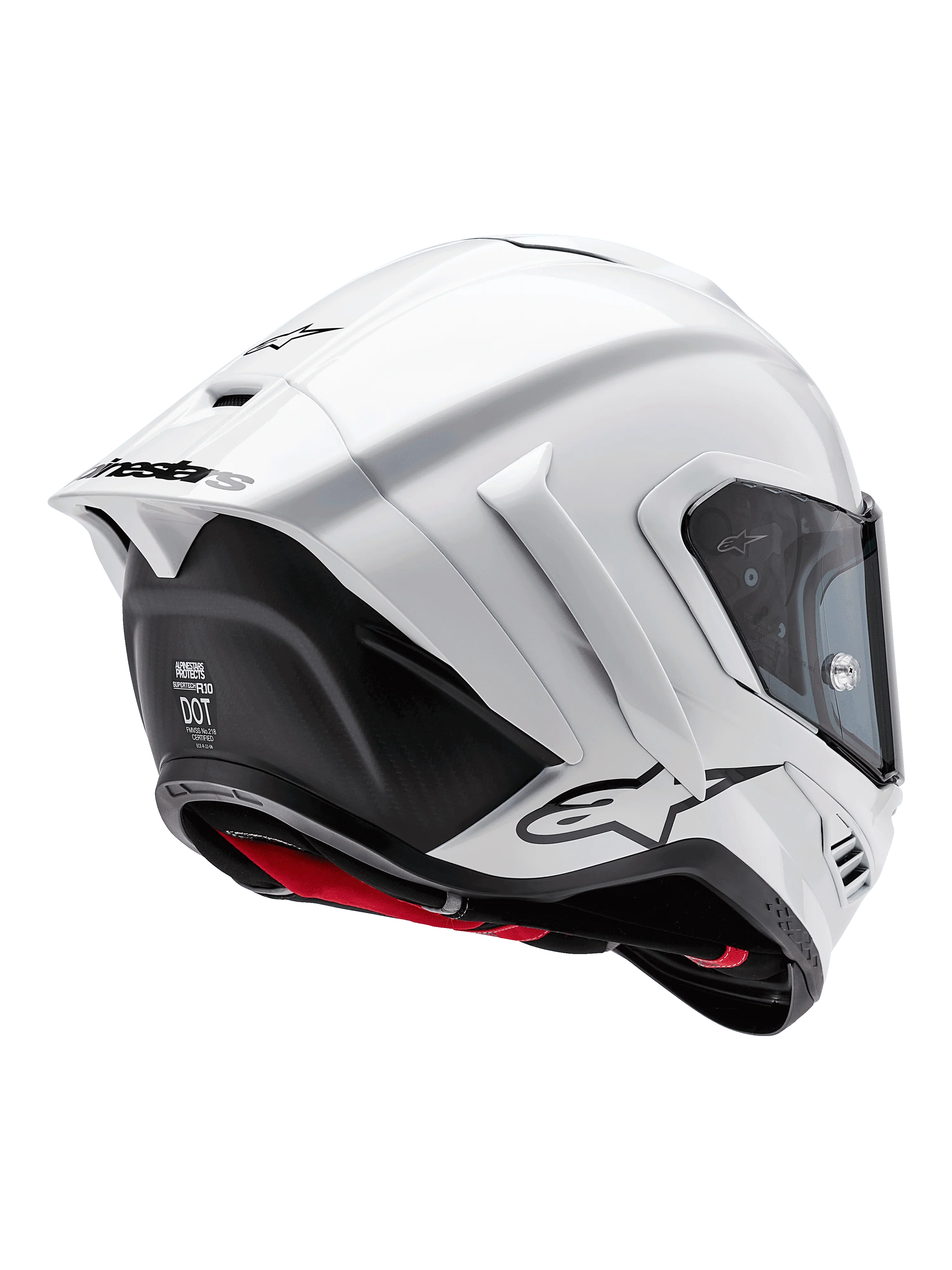 Casco Moto Alpinestars Supertech R10 Solid Casco Blanco - Image 3