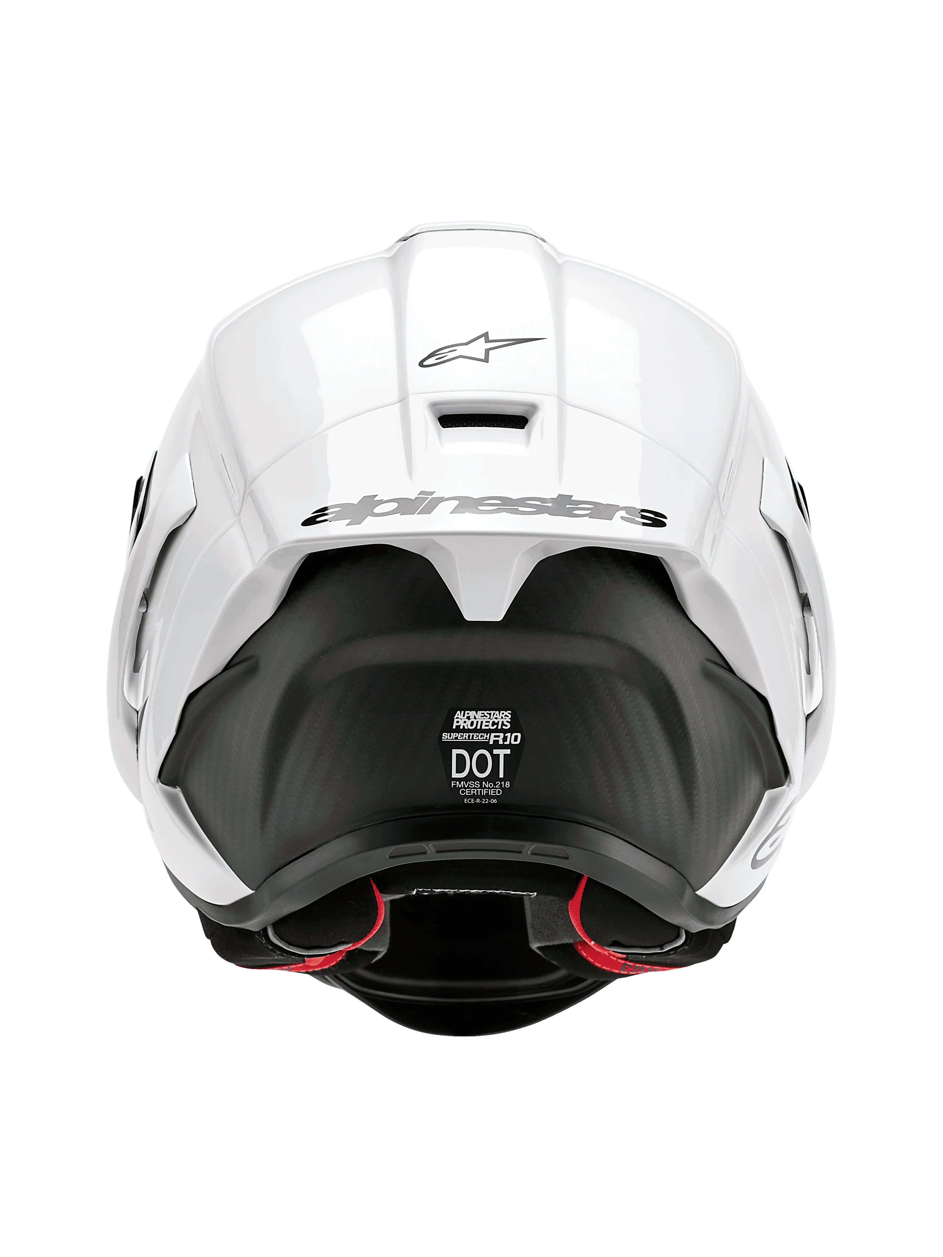 Casco Moto Alpinestars Supertech R10 Solid Casco Blanco - Image 6