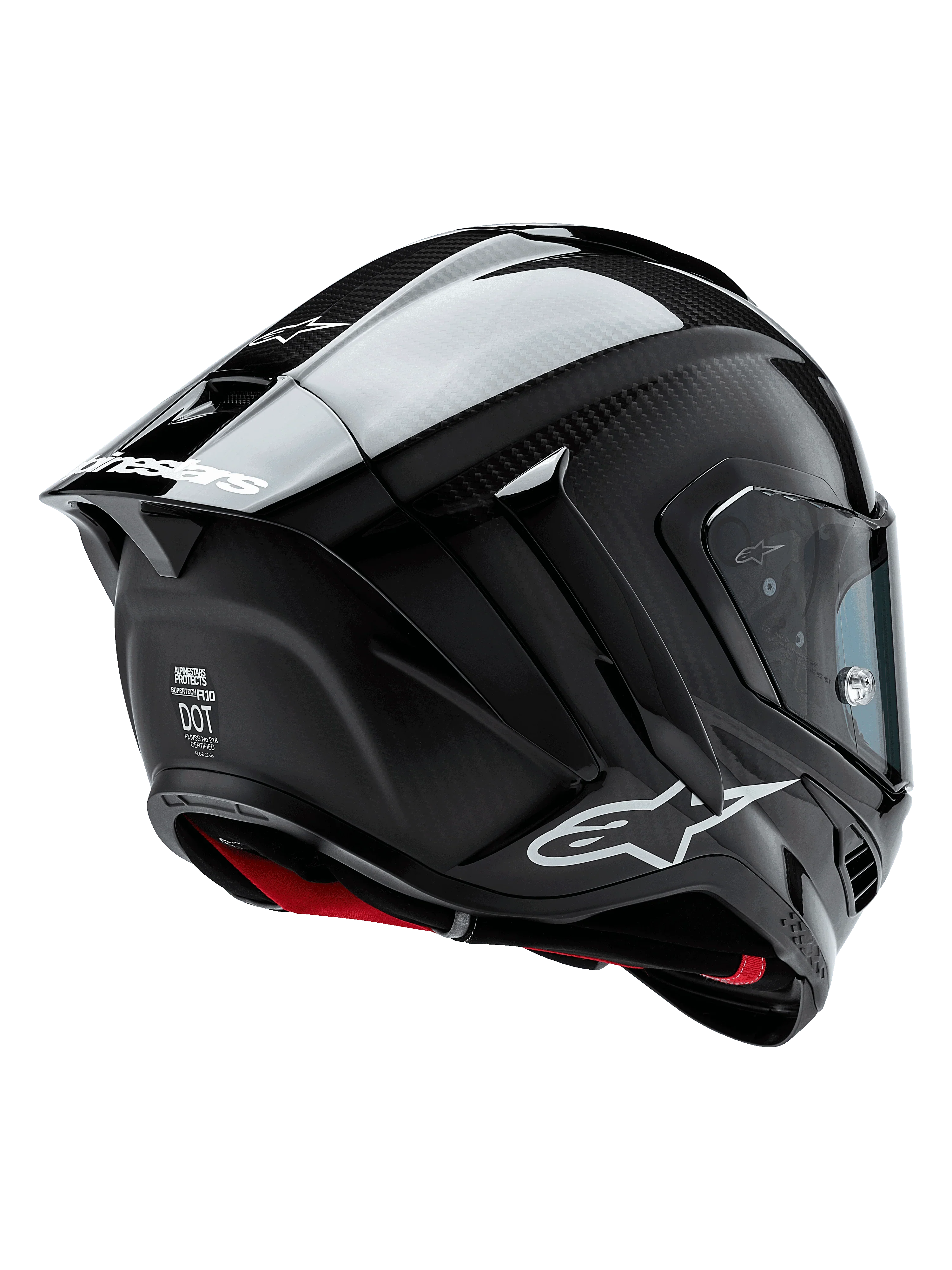 Casco Moto Alpinestars Supertech R10 Solid Casco Negro - Image 3