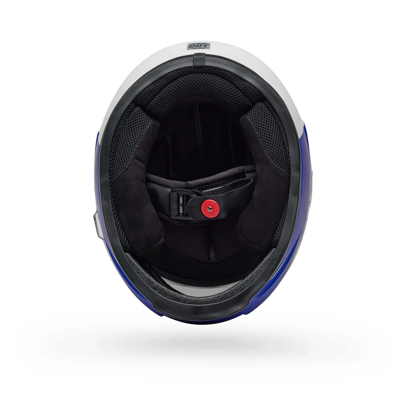 Casco Moto Bell Eliminator Menace Azul/Blanco - Image 5