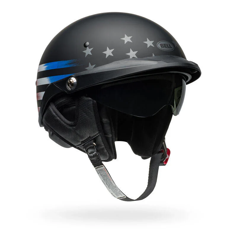 Casco Moto Bell Pit Boss Negro/Rojo