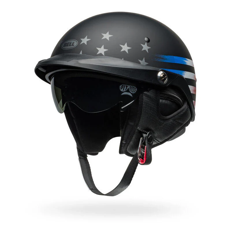 Casco Moto Bell Pit Boss Negro/Rojo - Image 2