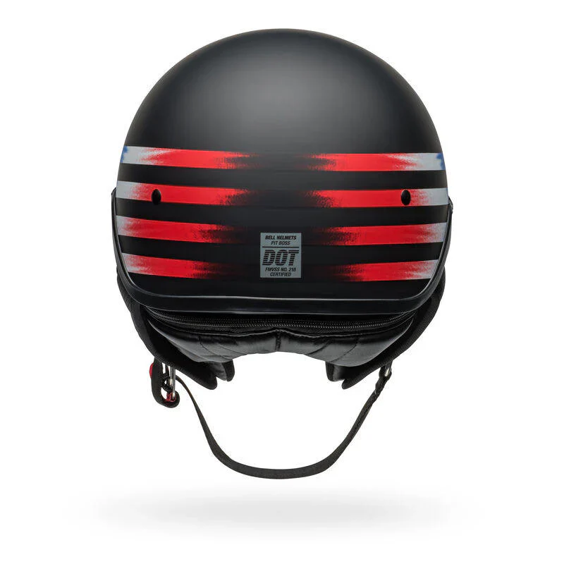 Casco Moto Bell Pit Boss Negro/Rojo - Image 5