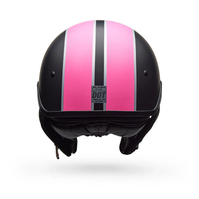 Casco Moto Bell Pit Boss Negro/Rosado Matte - Image 2