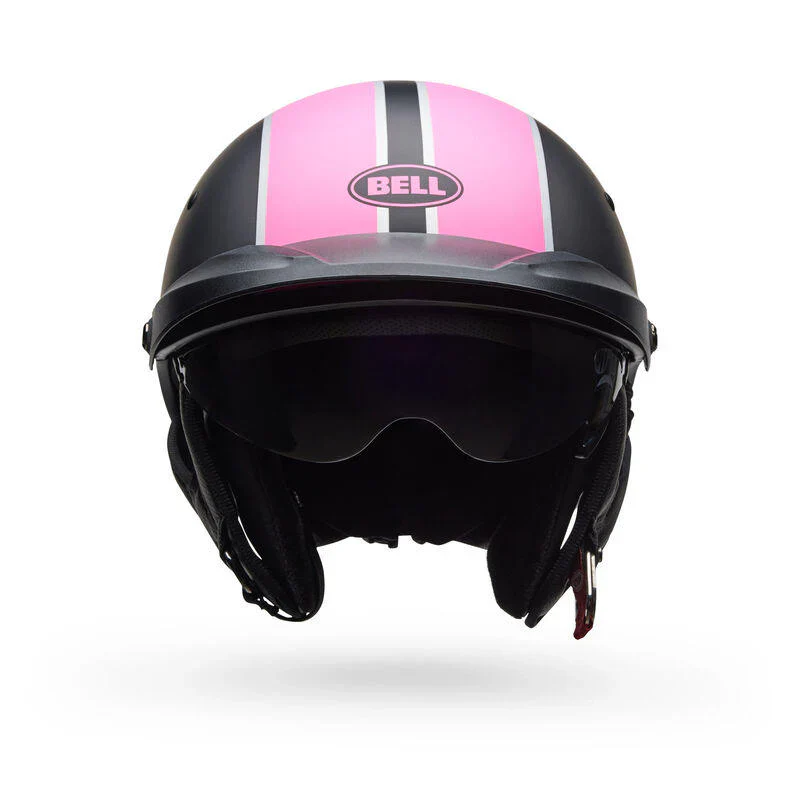 Casco Moto Bell Pit Boss Negro/Rosado Matte - Image 3