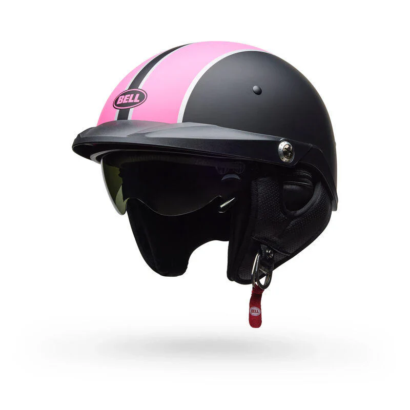 Casco Moto Bell Pit Boss Negro/Rosado Matte - Image 4