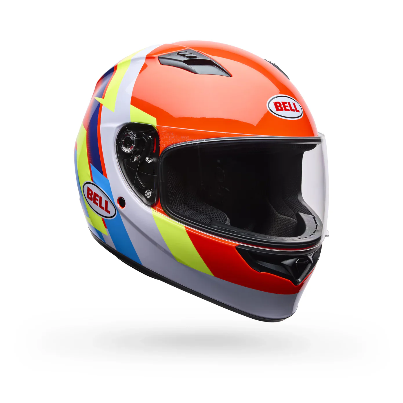 Casco Moto Bell Qualifier Vibe Naranjo