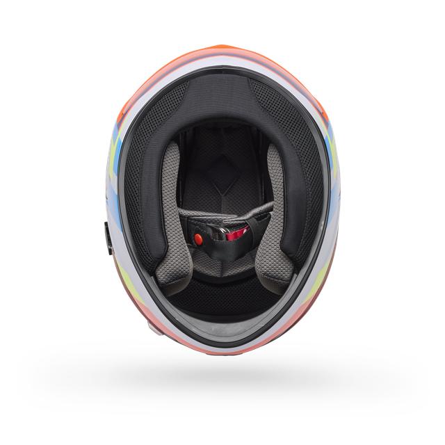 Casco Moto Bell Qualifier Vibe Naranjo - Image 5