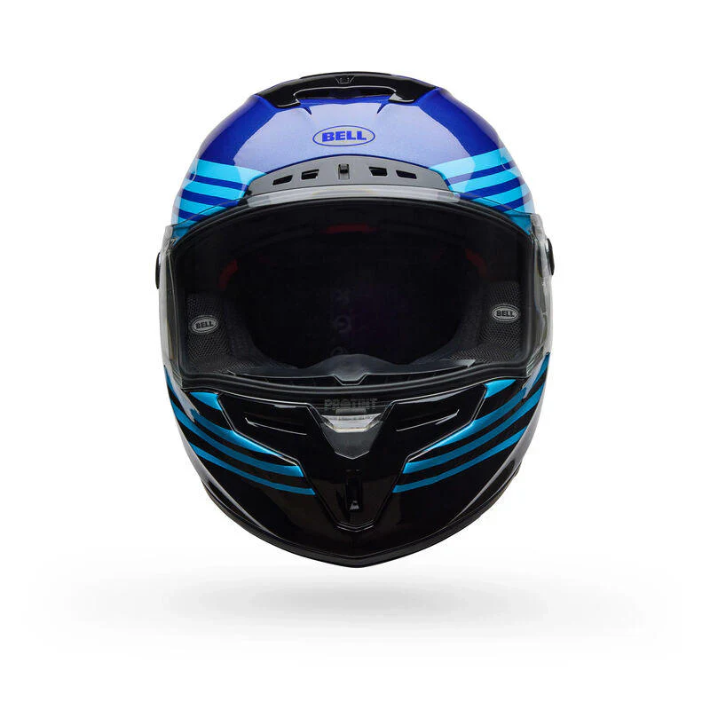 Casco Moto Bell Race Star DLX Flex Azul/Negro - Image 2
