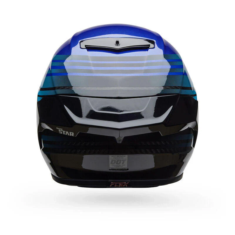 Casco Moto Bell Race Star DLX Flex Azul/Negro - Image 3