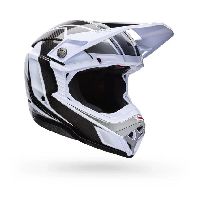 Casco Moto Bell Spherical Moto-10 Blanco/Negro