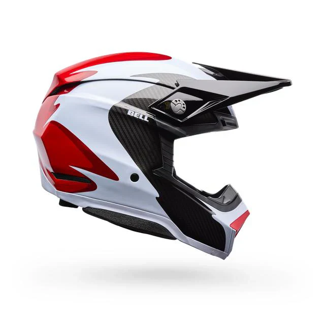 Casco Moto Bell Spherical Moto-10 Rojo/Negro - Image 3