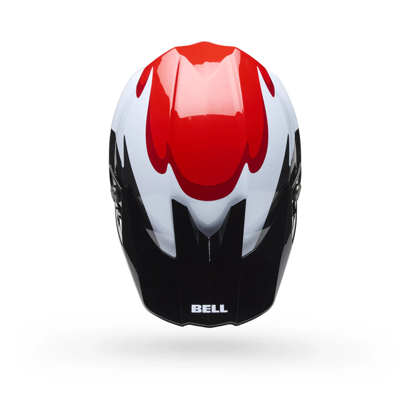 Casco Moto Bell Spherical Moto-10 Rojo/Negro - Image 5