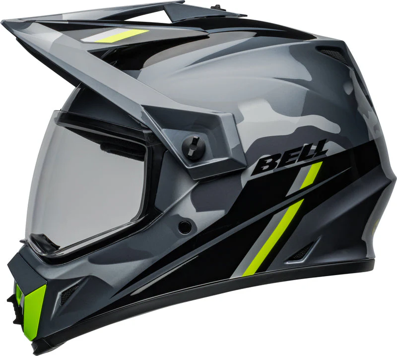 Casco Moto Calle Bell MX-9 Adventure Mips Alpine Gris Verde - Image 4
