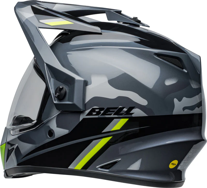 Casco Moto Calle Bell MX-9 Adventure Mips Alpine Gris Verde - Image 5
