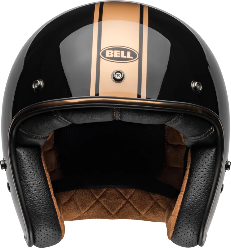 Casco Moto Calle Bell Custom 500 Rally Negro/Dorado - Image 3