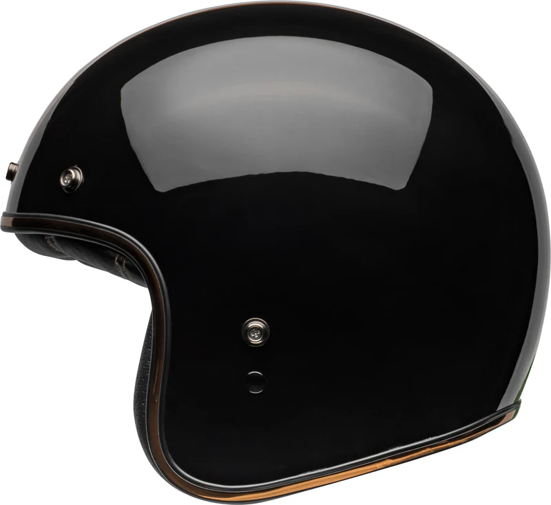 Casco Moto Calle Bell Custom 500 Rally Negro/Dorado - Image 4
