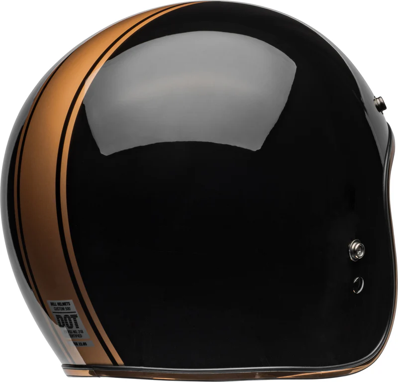 Casco Moto Calle Bell Custom 500 Rally Negro/Dorado - Image 7