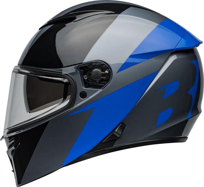 Casco Moto Calle Bell Lithium Shear Negro/Azul - Image 4