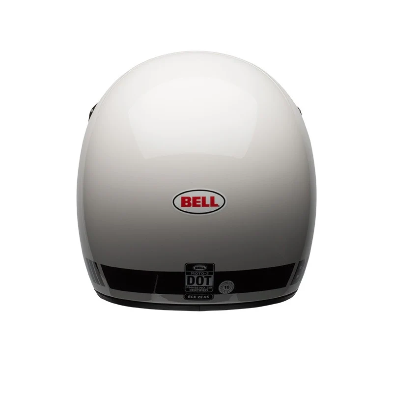 Casco Moto Calle Bell Moto 3 Classic Blanco - Image 4