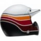 Casco Moto Calle Bell Moto 3 Classic Blanco Naranjo - Image 7