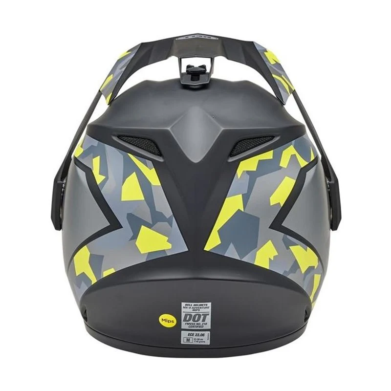Casco Moto Calle Bell MX 9 Adventure Mips Matte Negro/Amarillo - Image 4