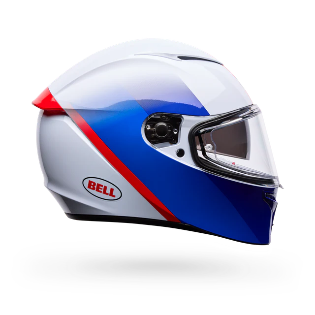 Casco Moto Calle Lithium Mips Bash Blanco/Azul Certificado QR Bell - Image 2