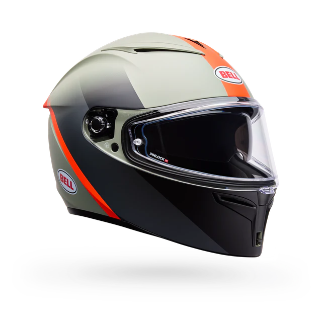 Casco Moto Calle Lithium Mips Bash Gris/Naranjo Certificado QR Bell - Image 6