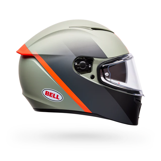 Casco Moto Calle Lithium Mips Bash Gris/Naranjo Certificado QR Bell - Image 7