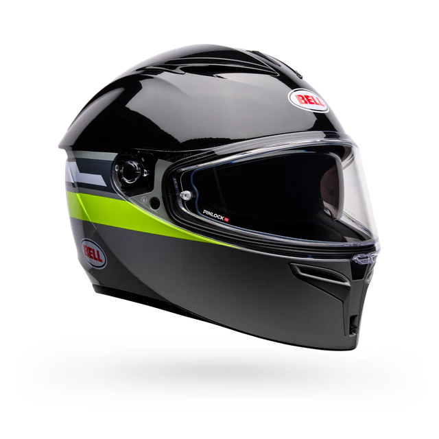 Casco Moto Calle Lithium Motion Gris Certificado QR Bell