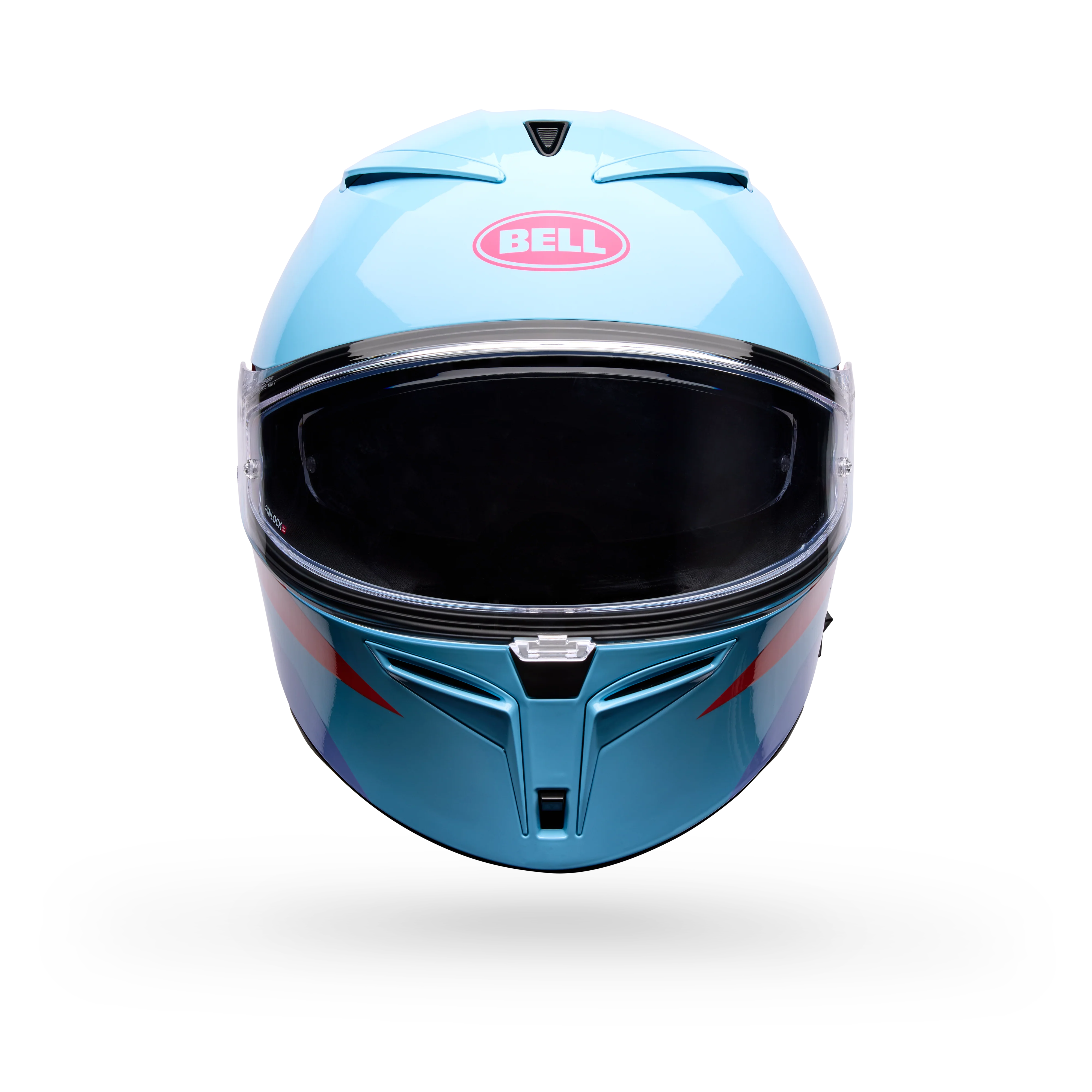 Casco Moto Calle Lithium Passion Azul Claro Certificado QR Bell - Image 3