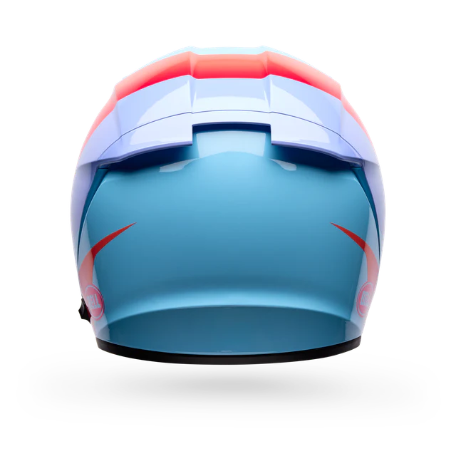 Casco Moto Calle Lithium Passion Azul Claro Certificado QR Bell - Image 4
