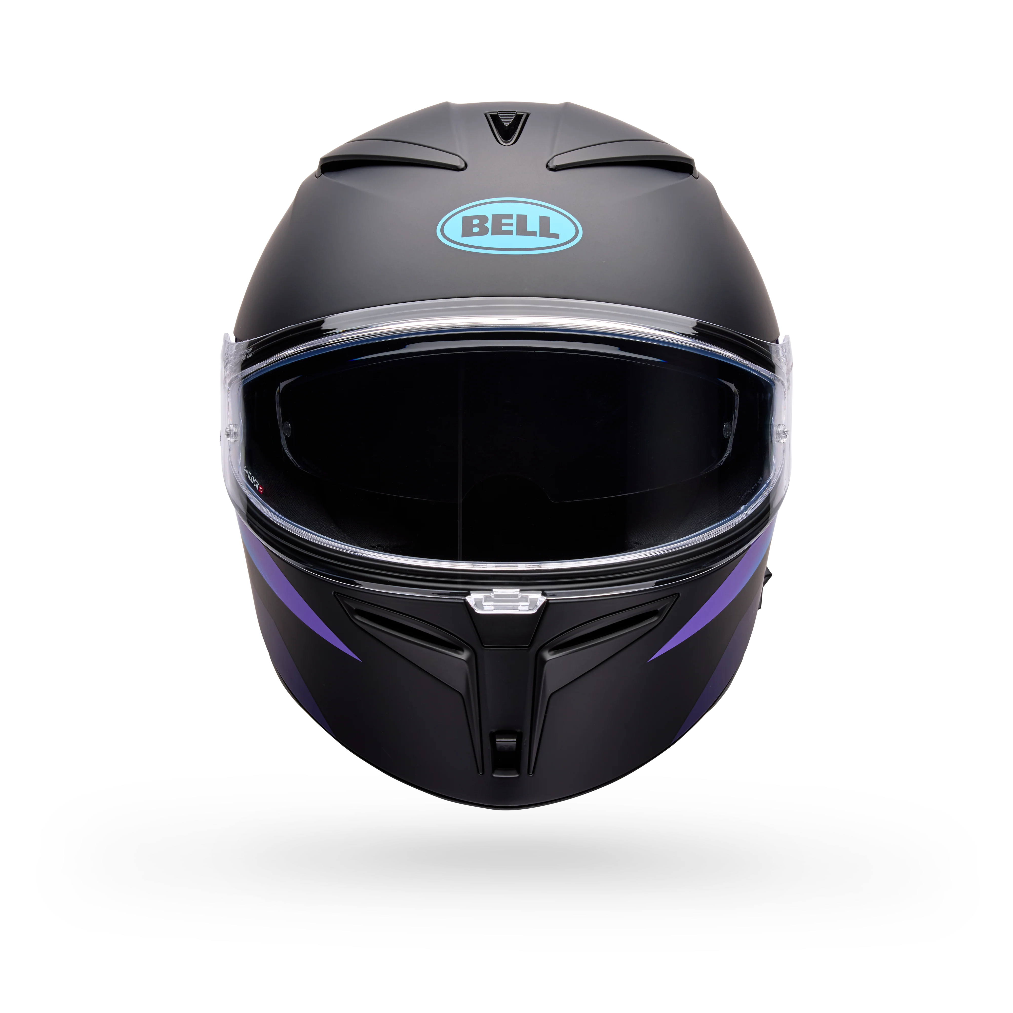 Casco Moto Calle Lithium Passion Negro/Azul Certificado QR Bell - Image 3
