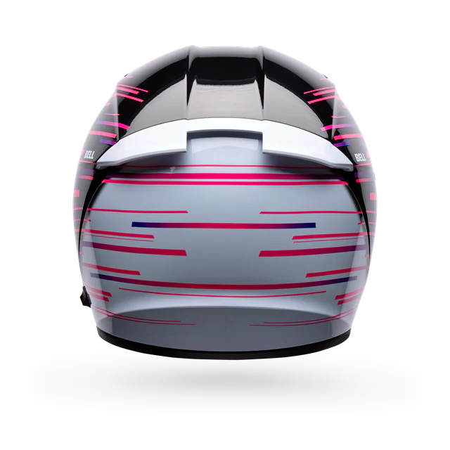 Casco Moto Calle Lithium Velo Negro/Blanco Certificado QR Bell - Image 4
