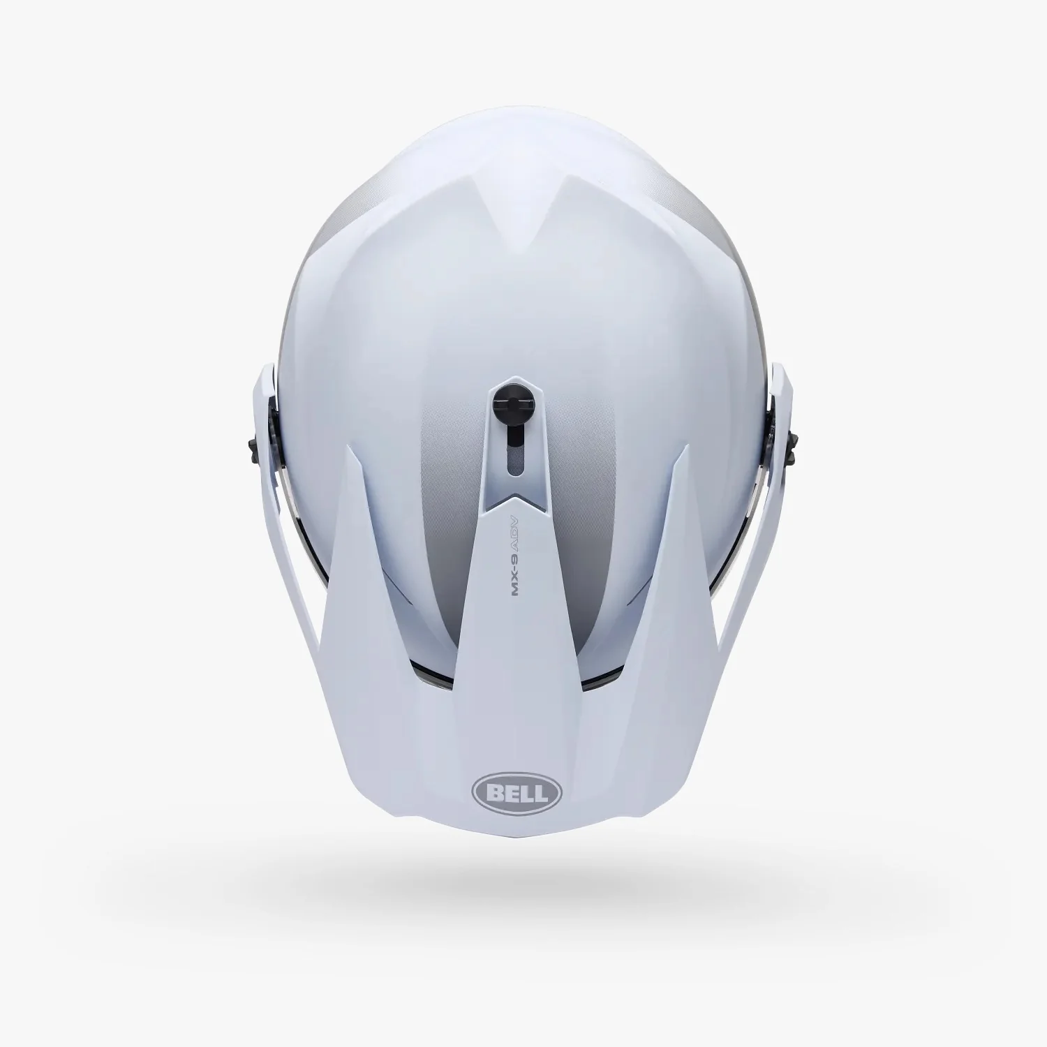 Casco Moto Calle MX-9 ADV Blanco/Rojo Certificado QR Bell - Image 6
