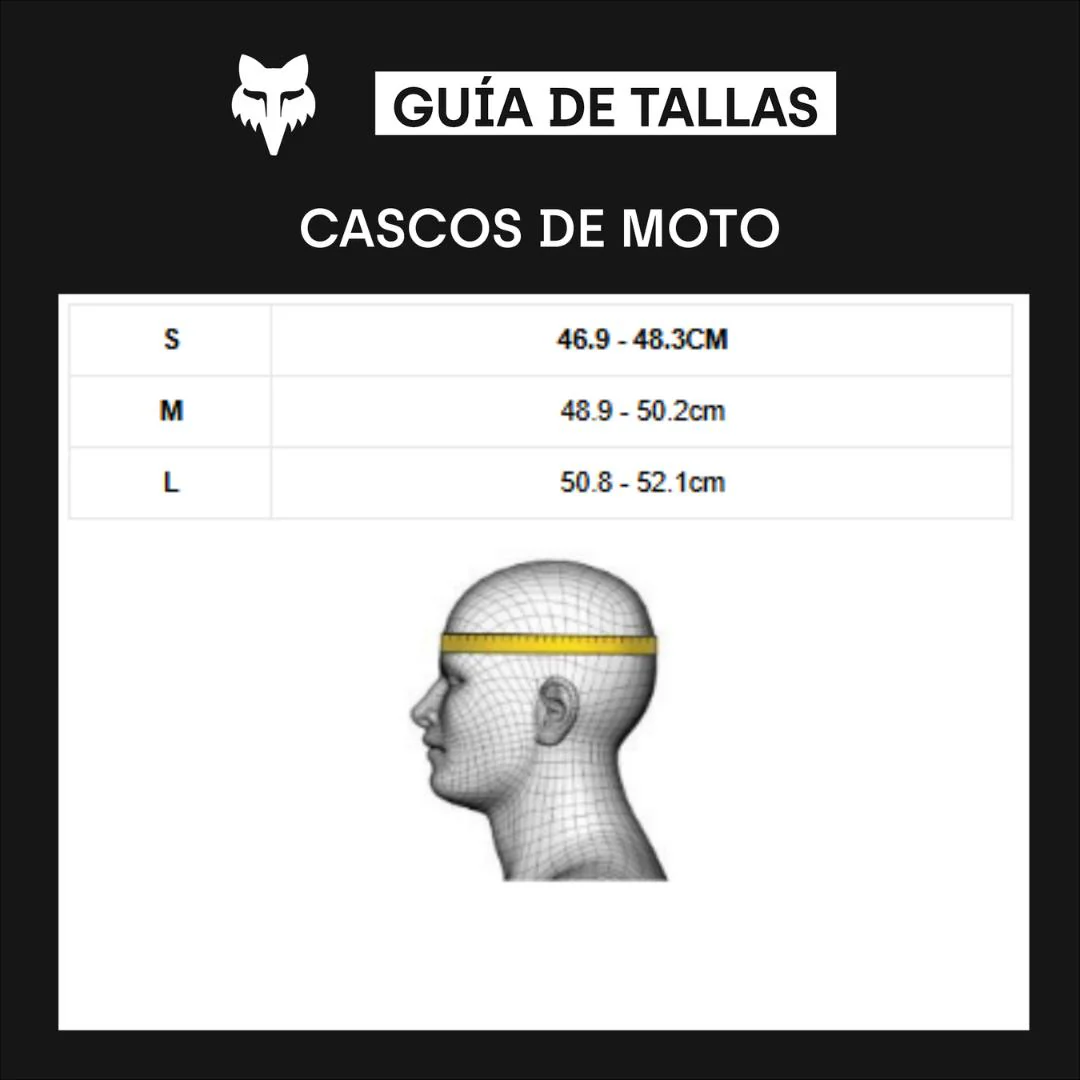 Casco Moto Niño V1 Gama Multicolor Fox - Image 6