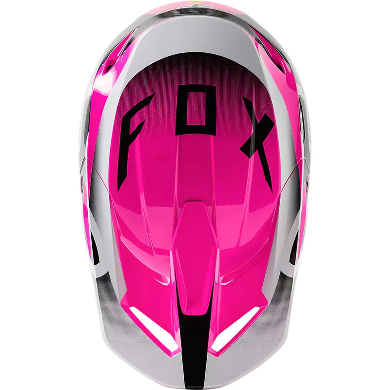 Casco Moto Niño V1 Leed Rosado Fox - Image 4