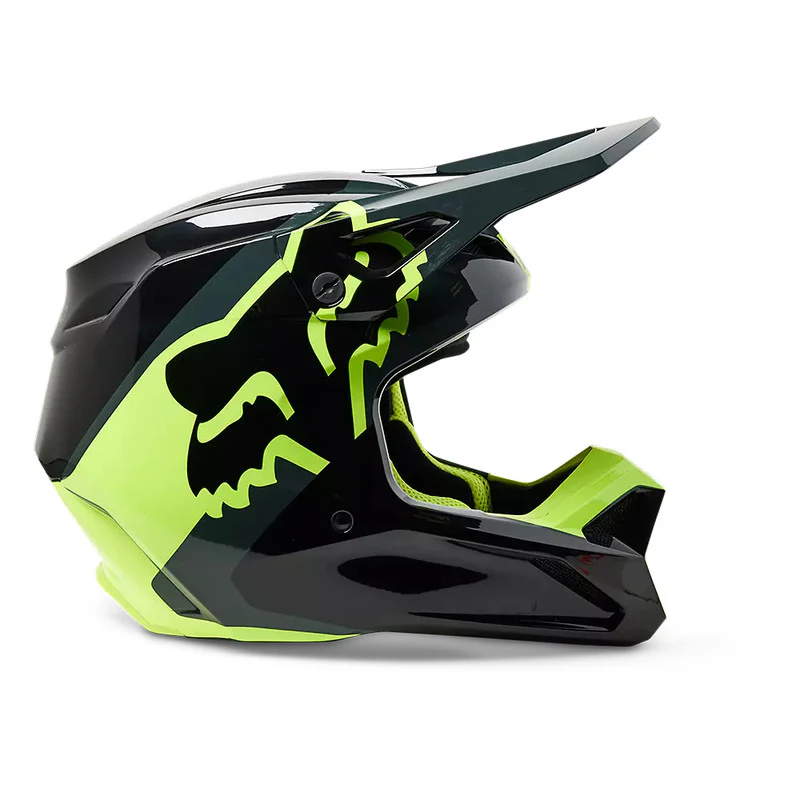 Casco Moto Niño V1 Xpozr Negro Fox - Image 2