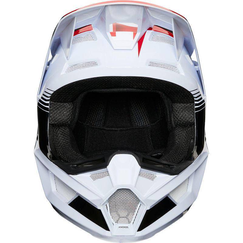 Casco Moto Niño V2 Hayl Azul/Rojo Fox Racing - Image 5