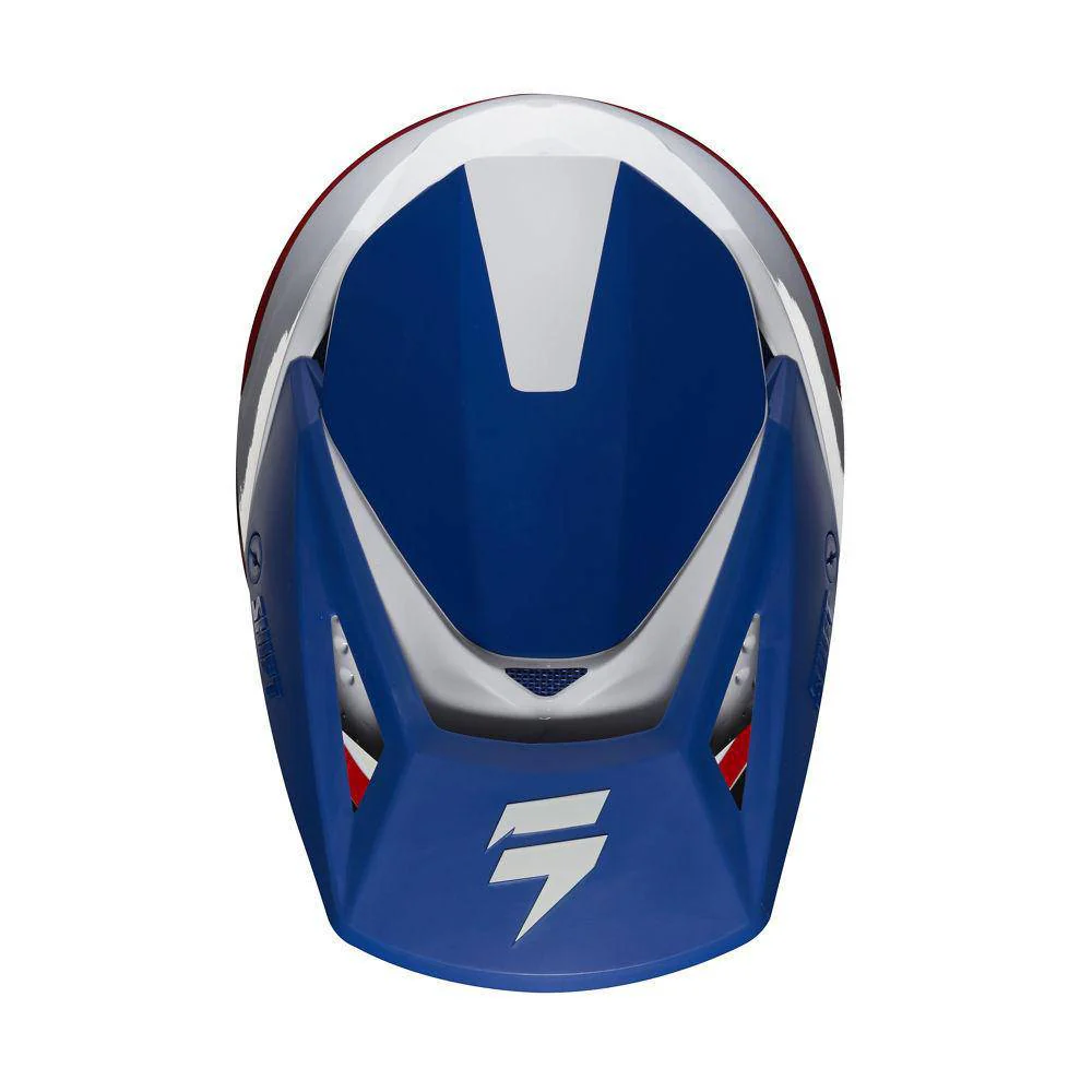 Casco Moto Niño White Label Race Blanco/Azul 2020 Shift - Image 3