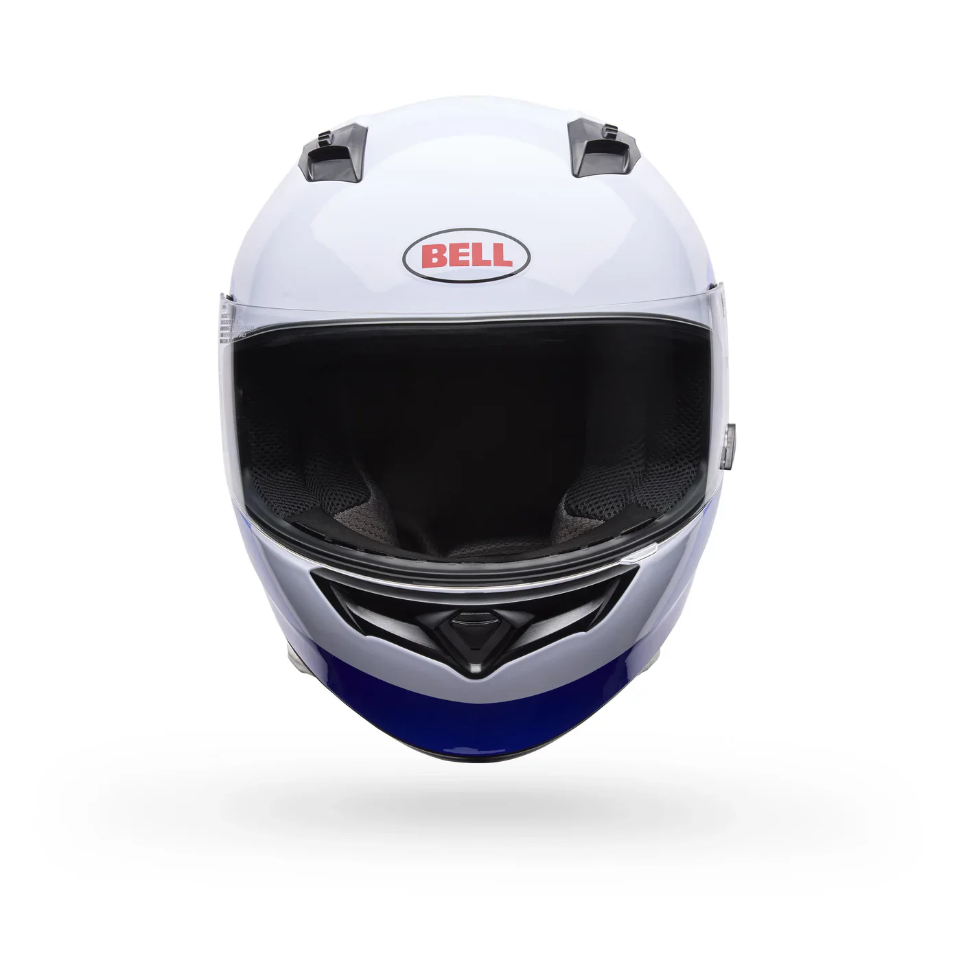 Casco Moto Qualifier Vibe Azul/Blanco - Image 3
