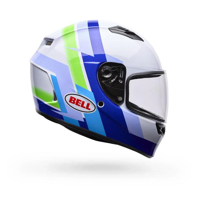 Casco Moto Qualifier Vibe Azul/Blanco - Image 5