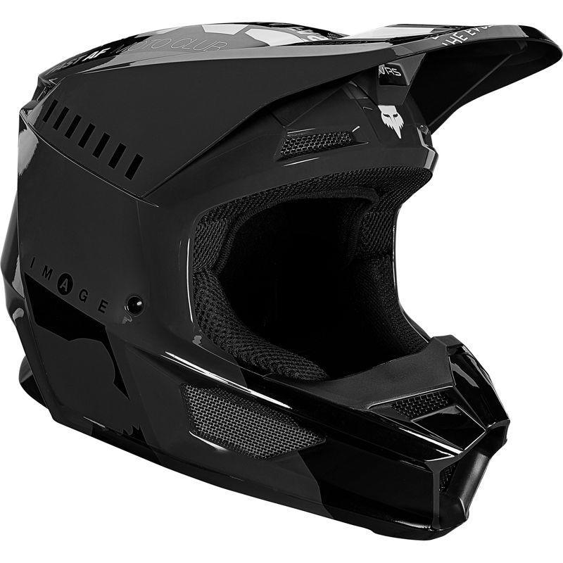 Casco Moto V1 Illmatik Negro Fox Racing