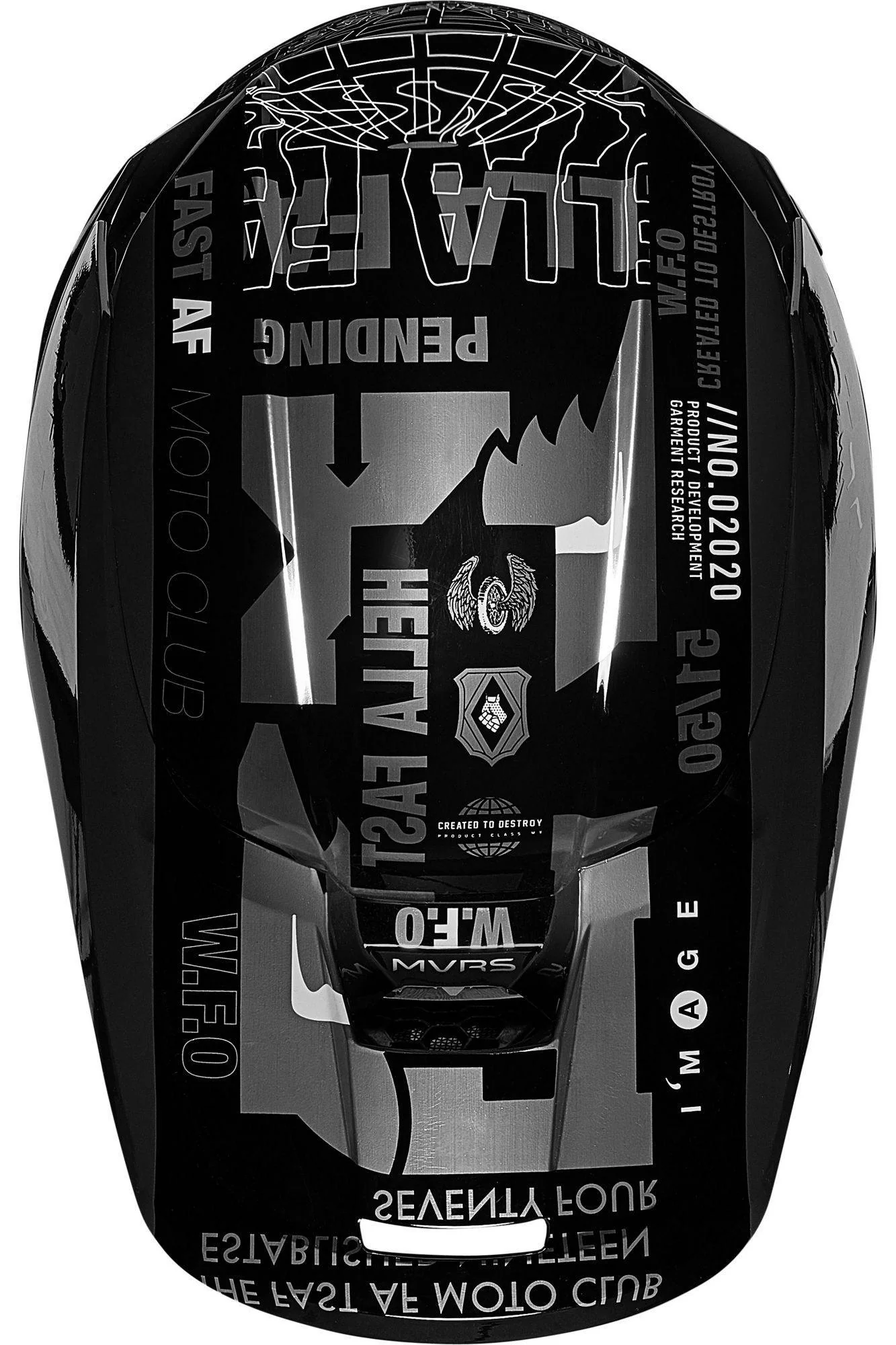 Casco Moto V1 Illmatik Negro Fox Racing - Image 3